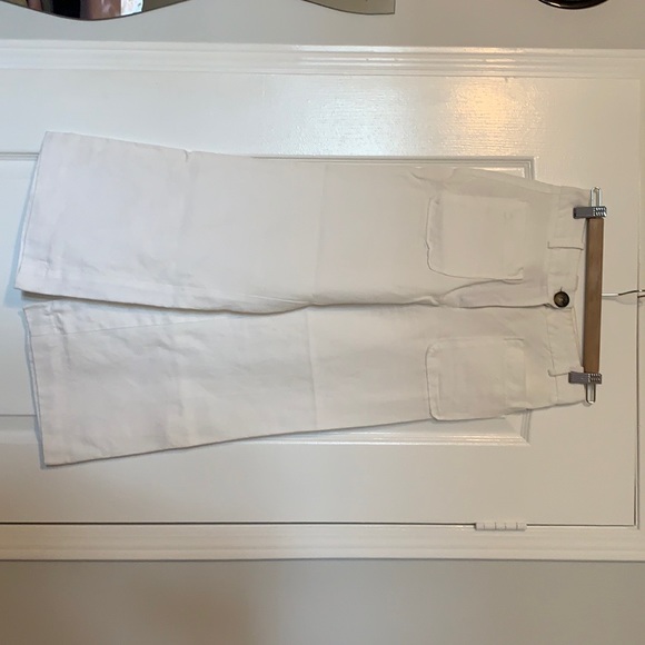 Zara white linen trousers - Picture 1 of 5